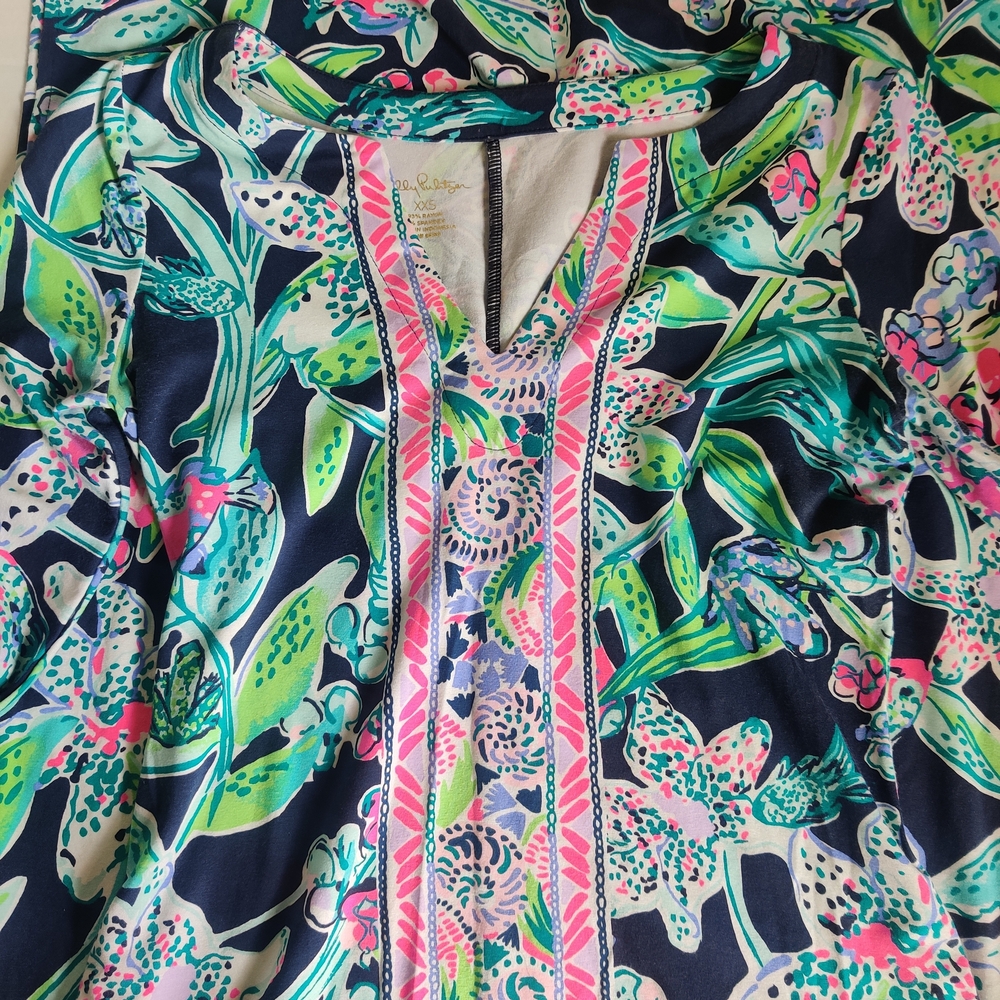 Lilly Pulitzer Multicolor Patterned Tunic Dress